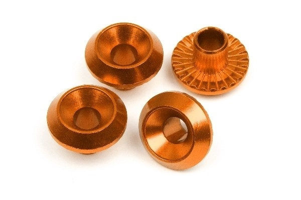 Wheel Washer (Orange/4Pcs) in the group TOYS, KIDS & BABY PRODUCTS / Radio controlled / Spare parts & Extra accessories / HPI / Screws / Mounts / Discs at TP E-commerce Nordic AB (A04046)
