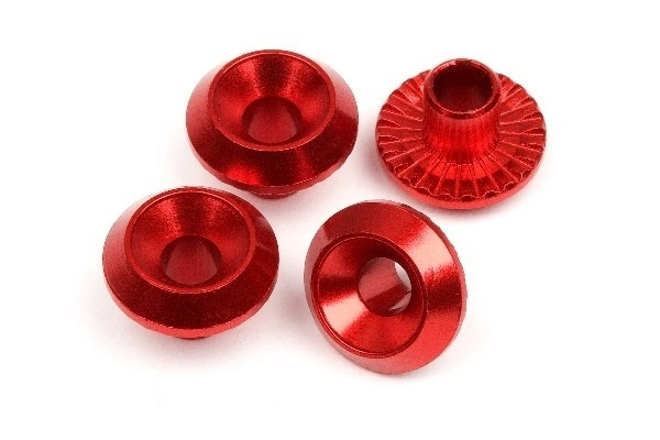 Wheel Washer (Red/4Pcs) in the group TOYS, KIDS & BABY PRODUCTS / Radio controlled / Spare parts & Extra accessories / HPI / Screws / Mounts / Discs at TP E-commerce Nordic AB (A04047)