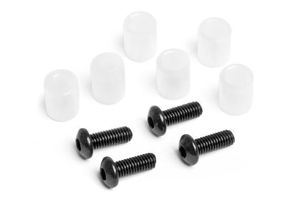 Bushing/Screw Set For Aluminium Adustable Upperarm in the group TOYS, KIDS & BABY PRODUCTS / Radio controlled / Spare parts & Extra accessories / HPI / Spare parts & Tuning / Shock absorbers at TP E-commerce Nordic AB (A04086)