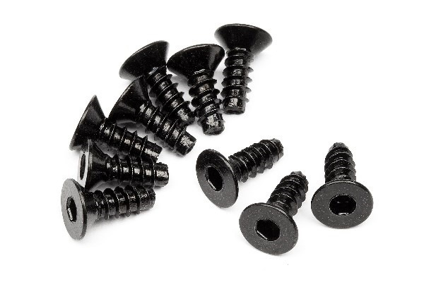 Tp. Flat Head Screw M3X8Mm (Hex Socket/10Pcs) in the group TOYS, KIDS & BABY PRODUCTS / Radio controlled / Spare parts & Extra accessories / HPI / Screws / Mounts / Screws at TP E-commerce Nordic AB (A04214)