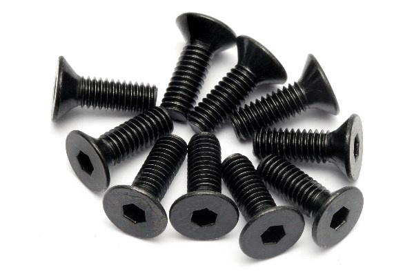 Flat Head Screw M4X12Mm (Hex Socket/10Pcs) in the group TOYS, KIDS & BABY PRODUCTS / Radio controlled / Spare parts & Extra accessories / HPI / Screws / Mounts / Screws at TP E-commerce Nordic AB (A04230)