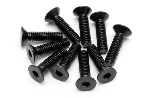 Flat Head Screw M4X15Mm (Hex Socket/10Pcs) in the group TOYS, KIDS & BABY PRODUCTS / Radio controlled / Spare parts & Extra accessories / HPI / Screws / Mounts / Screws at TP E-commerce Nordic AB (A04231)