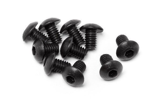 Button Head Screw M4X6Mm (Hex Socket/10Pcs) in the group TOYS, KIDS & BABY PRODUCTS / Radio controlled / Spare parts & Extra accessories / HPI / Screws / Mounts / Screws at TP E-commerce Nordic AB (A04232)