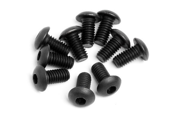 Button Head Screw M4X8Mm (10Pcs) in the group TOYS, KIDS & BABY PRODUCTS / Radio controlled / Spare parts & Extra accessories / HPI / Screws / Mounts / Screws at TP E-commerce Nordic AB (A04233)