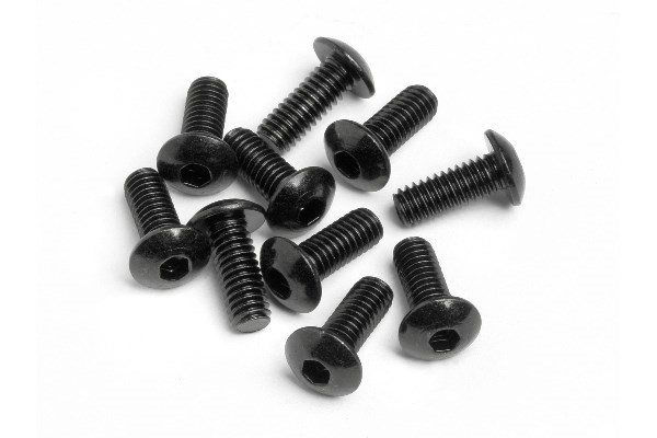 Button Head Screw M4X10Mm (Hex Socket/10Pcs) in the group TOYS, KIDS & BABY PRODUCTS / Radio controlled / Spare parts & Extra accessories / HPI / Screws / Mounts / Screws at TP E-commerce Nordic AB (A04234)