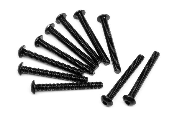 Button Head Screw M4X35Mm (Hex Socket/10Pcs) in the group TOYS, KIDS & BABY PRODUCTS / Radio controlled / Spare parts & Extra accessories / HPI / Screws / Mounts / Screws at TP E-commerce Nordic AB (A04236)