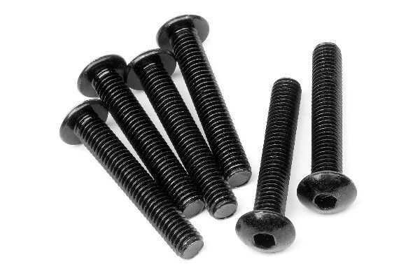 Button Head Screw M5X30Mm (Hex Socket/6Pcs) in the group TOYS, KIDS & BABY PRODUCTS / Radio controlled / Spare parts & Extra accessories / HPI / Screws / Mounts / Screws at TP E-commerce Nordic AB (A04252)
