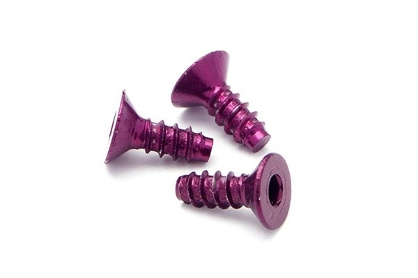 Alu Tp Flat Hd Screw 3 X8Mm Hex Socket/Purple/5Pc in the group TOYS, KIDS & BABY PRODUCTS / Radio controlled / Spare parts & Extra accessories / HPI / Screws / Mounts / Screws at TP E-commerce Nordic AB (A04342)