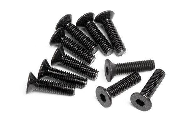 Flat Head Screw M3X12Mm (Hex Socket/10Pcs) in the group TOYS, KIDS & BABY PRODUCTS / Radio controlled / Spare parts & Extra accessories / HPI / Screws / Mounts / Screws at TP E-commerce Nordic AB (A04347)