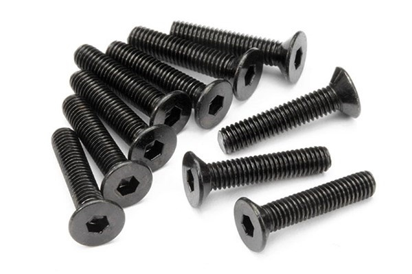 Flat Head Screw M3X15Mm (Hex Socket/10Pcs) in the group TOYS, KIDS & BABY PRODUCTS / Radio controlled / Spare parts & Extra accessories / HPI / Screws / Mounts / Screws at TP E-commerce Nordic AB (A04348)