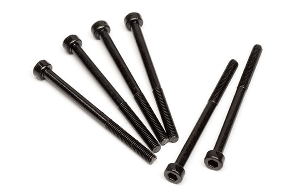 Cap Head Screw M3X42Mm (Black/6Pcs) in the group TOYS, KIDS & BABY PRODUCTS / Radio controlled / Spare parts & Extra accessories / HPI / Screws / Mounts / Screws at TP E-commerce Nordic AB (A04387)