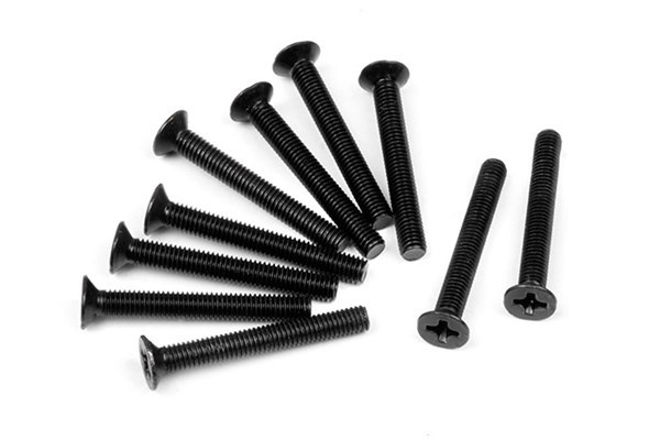 Flathead Screw M3X24Mm (10Pcs) in the group TOYS, KIDS & BABY PRODUCTS / Radio controlled / Spare parts & Extra accessories / HPI / Screws / Mounts / Screws at TP E-commerce Nordic AB (A04392)