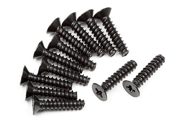 Tp. Flat Head Screw M2.6X12Mm (12Pcs) in the group TOYS, KIDS & BABY PRODUCTS / Radio controlled / Spare parts & Extra accessories / HPI / Screws / Mounts / Screws at TP E-commerce Nordic AB (A04416)