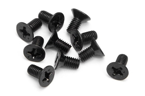 Flat Head Screw M3X6Mm (10Pcs) in the group TOYS, KIDS & BABY PRODUCTS / Radio controlled / Spare parts & Extra accessories / HPI / Screws / Mounts / Screws at TP E-commerce Nordic AB (A04426)
