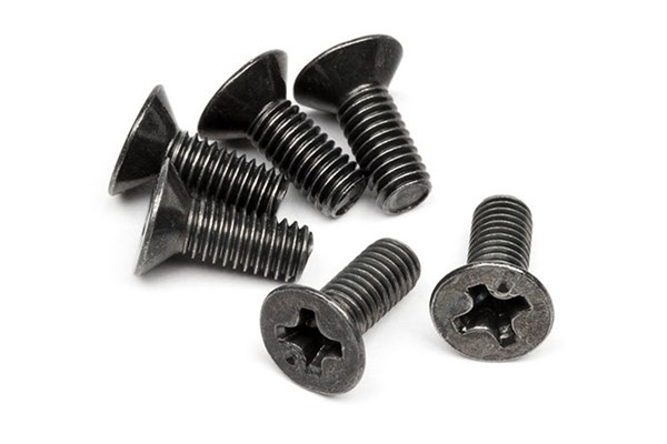Flat Head Screw M3 X 8Mm (6 Pcs) in the group TOYS, KIDS & BABY PRODUCTS / Radio controlled / Spare parts & Extra accessories / HPI / Screws / Mounts / Screws at TP E-commerce Nordic AB (A04427)
