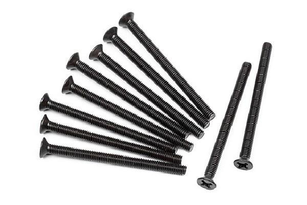 Flat Head Screw M3X40Mm (10Pcs) in the group TOYS, KIDS & BABY PRODUCTS / Radio controlled / Spare parts & Extra accessories / HPI / Screws / Mounts / Screws at TP E-commerce Nordic AB (A04433)