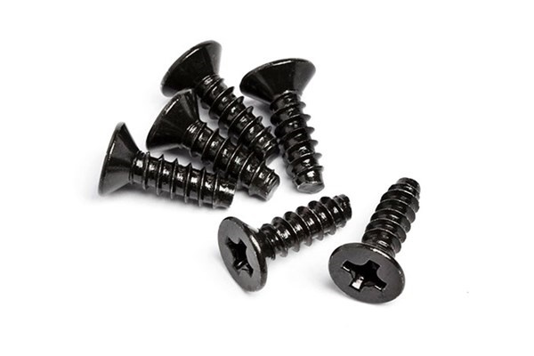 Tp Flat Head Screw M3 X 10Mm (6 Pcs) in the group TOYS, KIDS & BABY PRODUCTS / Radio controlled / Spare parts & Extra accessories / HPI / Screws / Mounts / Screws at TP E-commerce Nordic AB (A04459)
