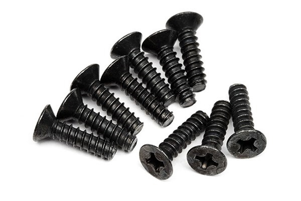 Tp. Flat Head Screw M3X12Mm (10Pcs) in the group TOYS, KIDS & BABY PRODUCTS / Radio controlled / Spare parts & Extra accessories / HPI / Screws / Mounts / Screws at TP E-commerce Nordic AB (A04460)