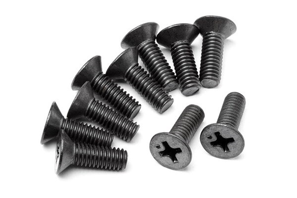 Flat Head Screw M4X12Mm (6Pcs) in the group TOYS, KIDS & BABY PRODUCTS / Radio controlled / Spare parts & Extra accessories / HPI / Screws / Mounts / Screws at TP E-commerce Nordic AB (A04472)