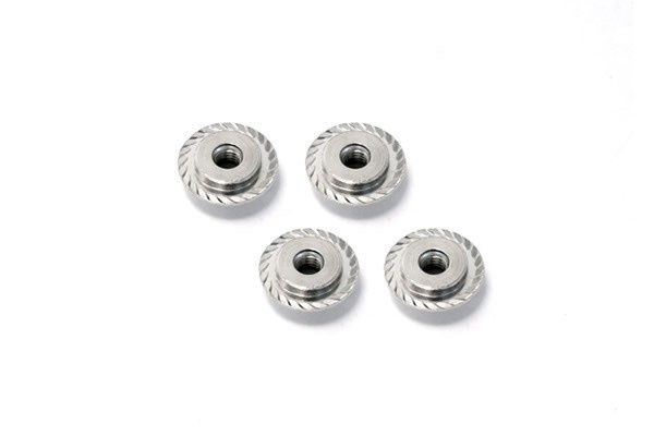 Flanged Lock Nut M5X8Mm (Silver/4Pcs) in the group TOYS, KIDS & BABY PRODUCTS / Radio controlled / Spare parts & Extra accessories / HPI / Screws / Mounts / Nuts at TP E-commerce Nordic AB (A04487)