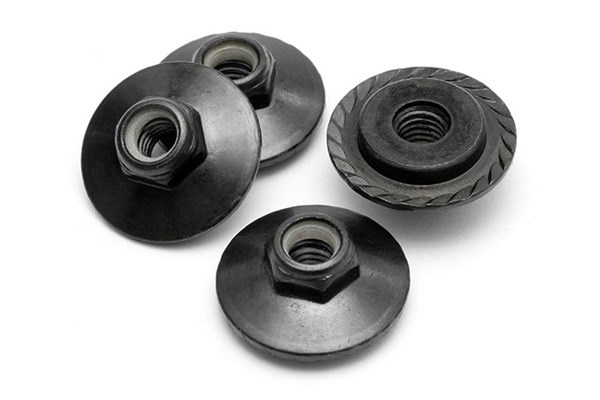 Flanged Lock Nut M5X8Mm (Black/4Pcs) in the group TOYS, KIDS & BABY PRODUCTS / Radio controlled / Spare parts & Extra accessories / HPI / Screws / Mounts / Nuts at TP E-commerce Nordic AB (A04489)