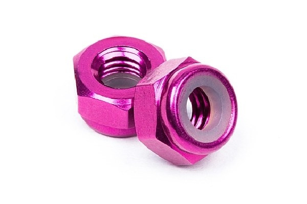Aluminum Lock Nut M4 (Purple/10Pcs) in the group TOYS, KIDS & BABY PRODUCTS / Radio controlled / Spare parts & Extra accessories / HPI / Screws / Mounts / Nuts at TP E-commerce Nordic AB (A04525)