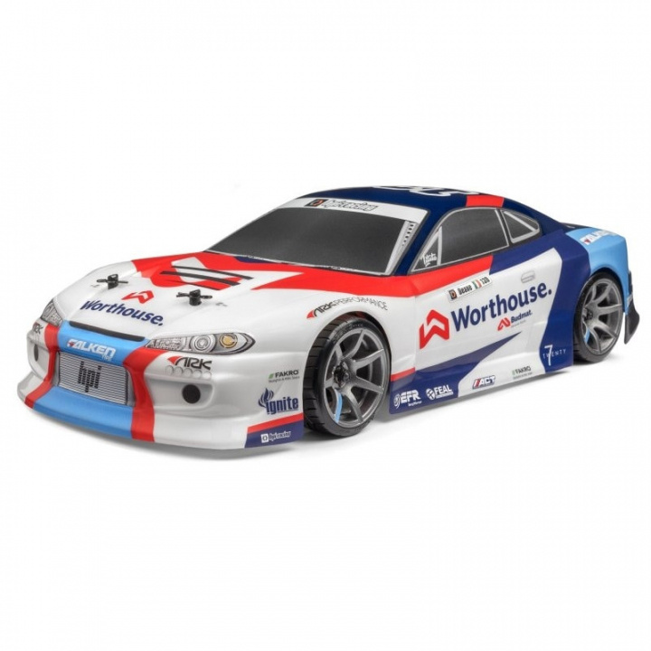 JAMES DEANE NISSAN S15 PRINTED BODY (200MM) in the group TOYS, KIDS & BABY PRODUCTS / Radio controlled / Spare parts & Extra accessories / HPI / Car Bodies & Accessories / Painted bodies at TP E-commerce Nordic AB (A04540)