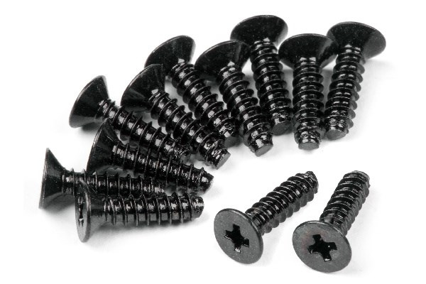 TP FLAT HEAD SCREW M2.6X10MM (12PCS) in the group TOYS, KIDS & BABY PRODUCTS / Radio controlled / Spare parts & Extra accessories / HPI / Screws / Mounts / Screws at TP E-commerce Nordic AB (A04546)