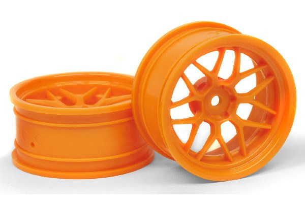 TECH 7 WHEEL ORANGE (6MM/2PCS) in the group TOYS, KIDS & BABY PRODUCTS / Radio controlled / Spare parts & Extra accessories / HPI / Rims / Onroad at TP E-commerce Nordic AB (A04560)