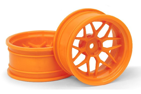 TECH 7 WHEEL ORANGE (9MM/2PCS) in the group TOYS, KIDS & BABY PRODUCTS / Radio controlled / Spare parts & Extra accessories / HPI / Rims / Onroad at TP E-commerce Nordic AB (A04561)