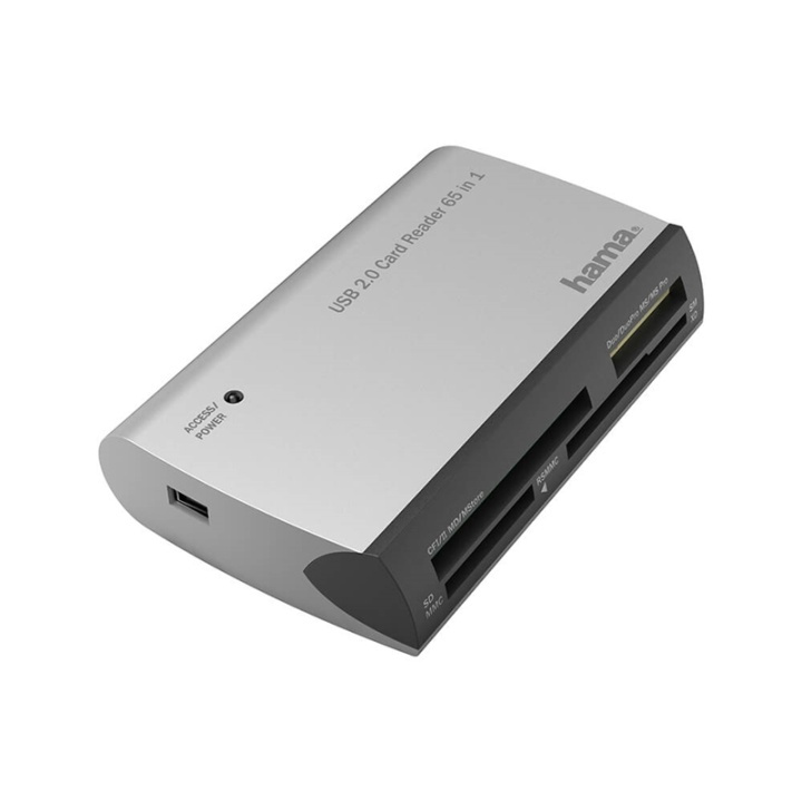 Hama Reader USB-A 2.0 in the group HOME ELECTRONICS / Storage media / Memory card reader at TP E-commerce Nordic AB (A04794)