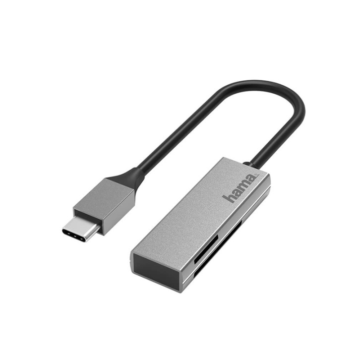 Hama Reader USB-C 3.0 in the group HOME ELECTRONICS / Storage media / Memory card reader at TP E-commerce Nordic AB (A04795)