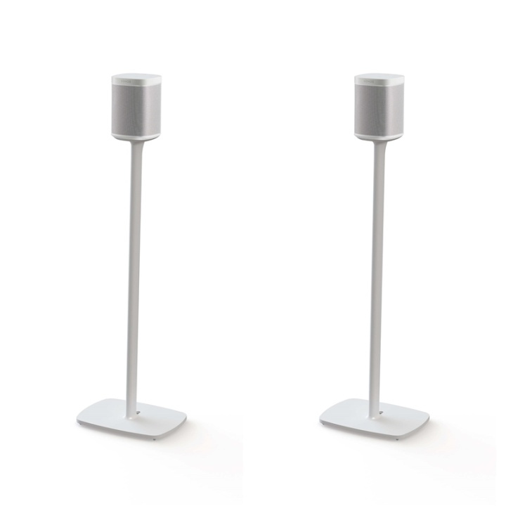 FLEXSON Floor Stand SONOS ONE/PLAY:1 White Pair in the group HOME ELECTRONICS / Audio & Picture / Speakers & accessories / Speaker mounts at TP E-commerce Nordic AB (A04801)