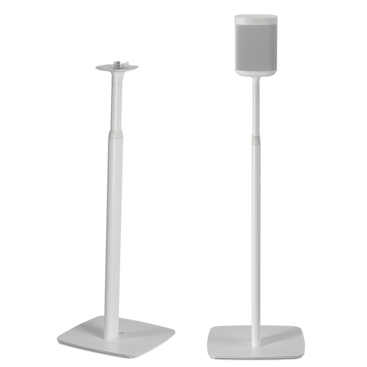 FLEXSON Adjustable Floor Stand One/Play1 White x2 in the group HOME ELECTRONICS / Audio & Picture / Speakers & accessories / Speaker mounts at TP E-commerce Nordic AB (A04805)
