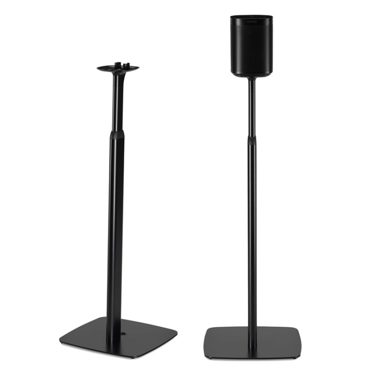 FLEXSON Adjustable Floor Stand One/Play1 Blk x2 in the group HOME ELECTRONICS / Audio & Picture / Speakers & accessories / Speaker mounts at TP E-commerce Nordic AB (A04806)