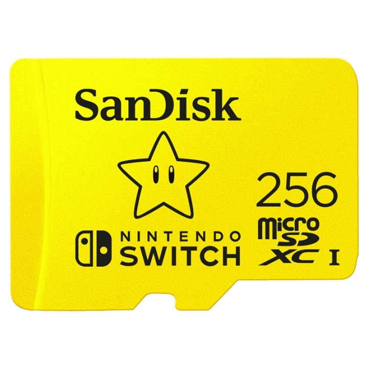SANDISK MicroSDXC Nintendo Switch 256GB UHS-I,100/90 in the group HOME ELECTRONICS / Storage media / Memory cards / MicroSD/HC/XC at TP E-commerce Nordic AB (A05023)