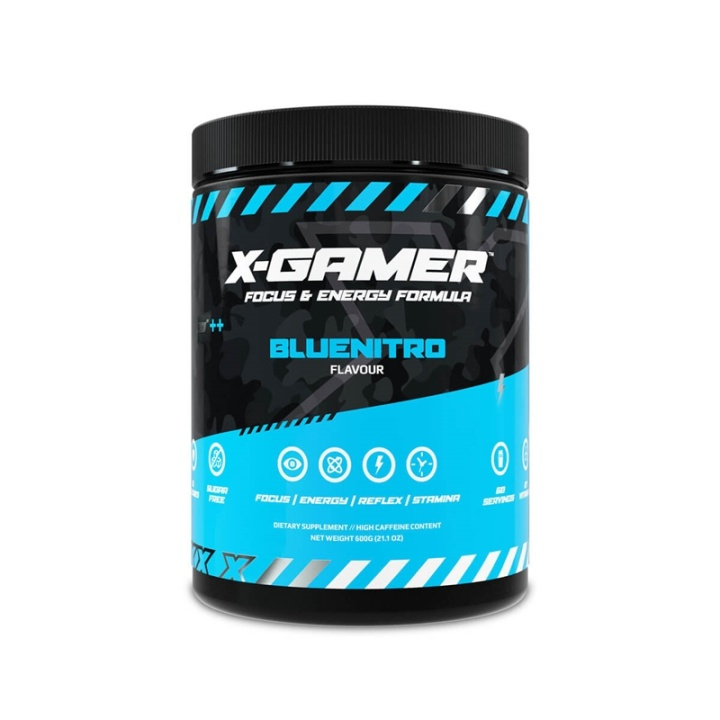 X-GAMER X-Tubz Bluenitro 600g in the group COMPUTERS & PERIPHERALS / GAMING / Energydrinks for gamers at TP E-commerce Nordic AB (A05028)