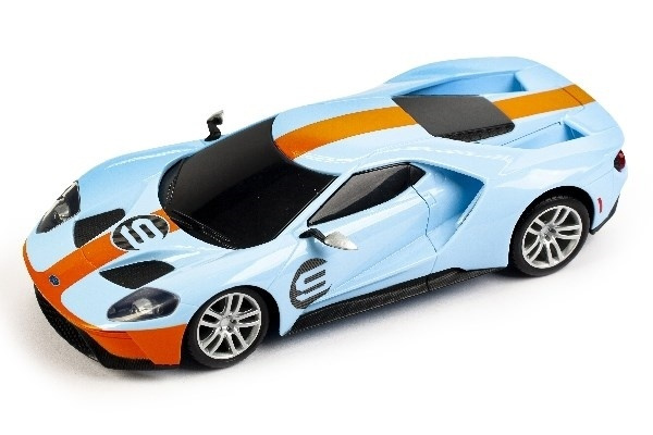 Ford GT R/C 1:24 27/40Mhz l.blue/orange -batteries in the group TOYS, KIDS & BABY PRODUCTS / Radio controlled / RC cars at TP E-commerce Nordic AB (A05090)