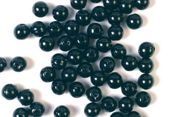 Plastpärlor 4mm 500g, Svart in the group Sport, leisure & Hobby / Hobby / Beads / Plastic beads at TP E-commerce Nordic AB (A05201)