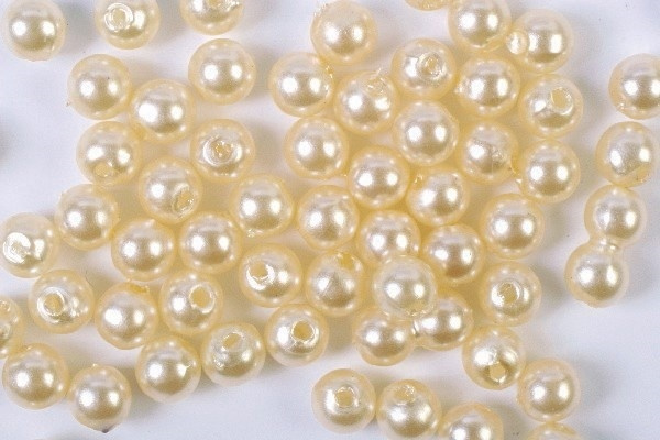 Plastpärlor 8mm 500g, Gul in the group Sport, leisure & Hobby / Hobby / Beads / Plastic beads at TP E-commerce Nordic AB (A05226)