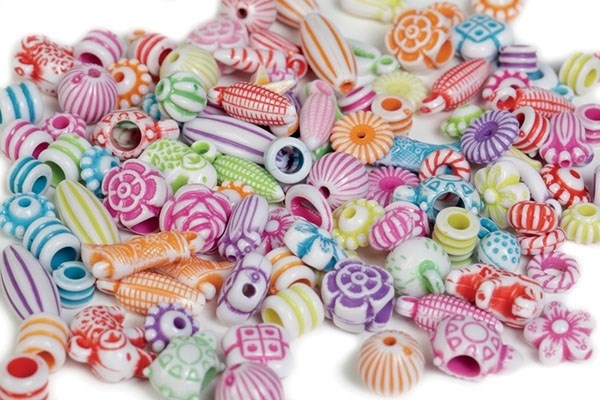 Pearl`n fun Pärlmix 500g in the group Sport, leisure & Hobby / Hobby / Beads / Plastic beads at TP E-commerce Nordic AB (A05254)