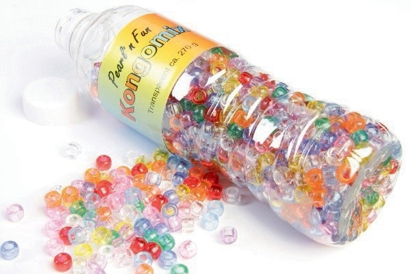 Pearl`n fun Kongomix i olika transparenta färger, 270g in the group Sport, leisure & Hobby / Hobby / Beads / Plastic beads at TP E-commerce Nordic AB (A05259)