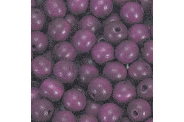 Träpärlor 8mm 1000 st, Lila in the group Sport, leisure & Hobby / Hobby / Beads / Wooden beads at TP E-commerce Nordic AB (A05272)