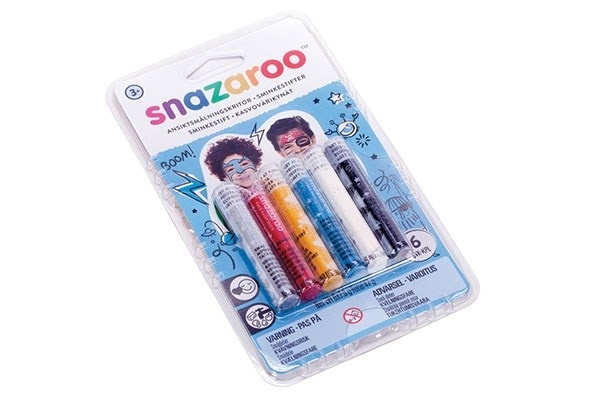 Snazaroo Ansiktfärg Adventure Stift, 6st in the group TOYS, KIDS & BABY PRODUCTS / Toys / Masquerade costumes at TP E-commerce Nordic AB (A05303)