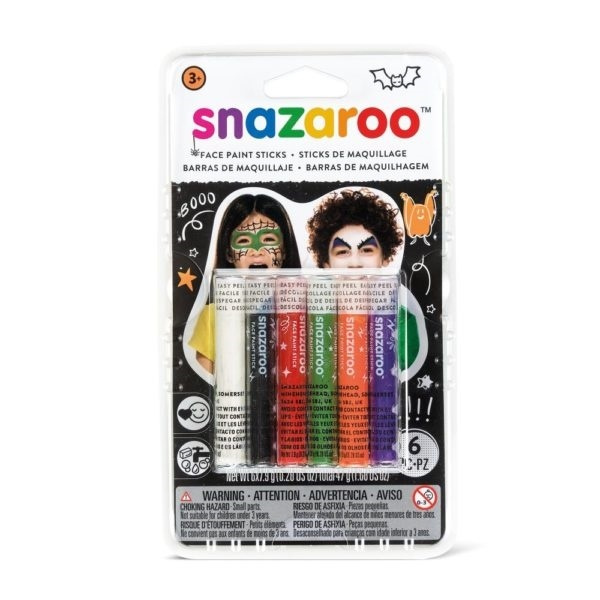 Snazaroo Face paint 6pcs Halloween colors in the group TOYS, KIDS & BABY PRODUCTS / Toys / Masquerade costumes at TP E-commerce Nordic AB (A05304)