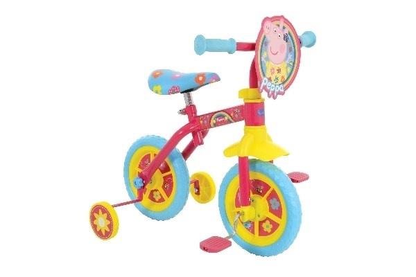Greta Gris 2i1 Springcykel/Cykel med stödhjul in the group TOYS, KIDS & BABY PRODUCTS / Outdoor toys / Bicycles & Scooters at TP E-commerce Nordic AB (A05321)