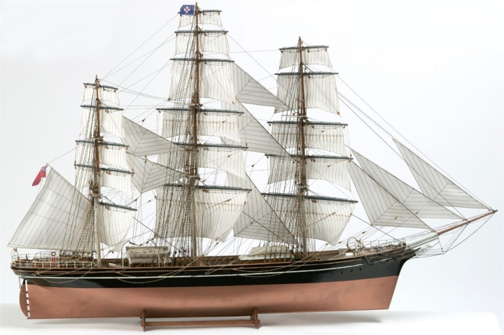 1:75 Cutty Sark -Wooden hull in the group Sport, leisure & Hobby / Hobby / Wooden model kits / Ships at TP E-commerce Nordic AB (A05412)