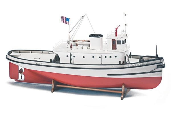 1:50 Hoga Pearl Harbor Tugboat -Wooden hull in the group Sport, leisure & Hobby / Hobby / Wooden model kits / Ships at TP E-commerce Nordic AB (A05431)