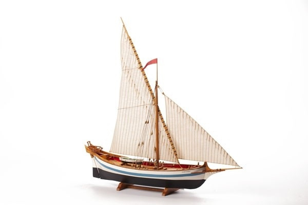 1:80 LE MARTEGAOU - Wooden hull in the group Sport, leisure & Hobby / Hobby / Wooden model kits / Ships at TP E-commerce Nordic AB (A05438)