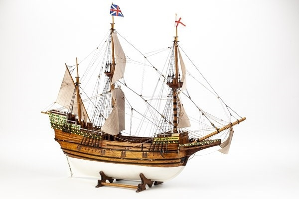 1:60 Mayflower -Wooden hull in the group Sport, leisure & Hobby / Hobby / Wooden model kits / Ships at TP E-commerce Nordic AB (A05448)